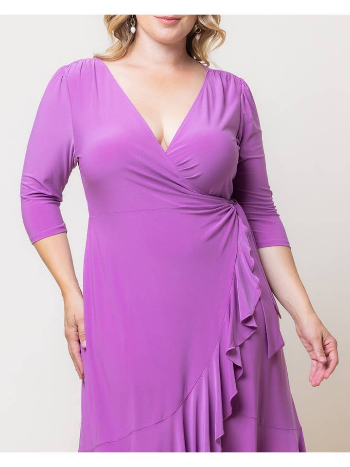 Kiyonna - Wholesale Dress - Women's - Whimsy Wrap Dress - Plus Size