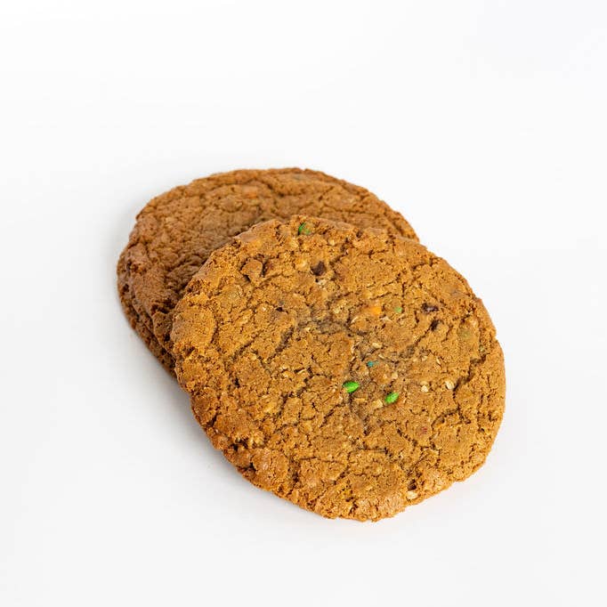 Packaged Half Pound Monster Cookie for wholesale by T-Rex Cookie Company, LLC