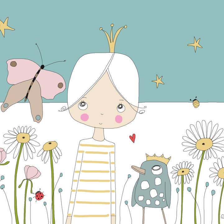 Biglietto di auguri «Queen Bee» per la vendita all'ingrosso da parte di Elle Bee Art Studio