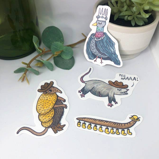 Country Critters Aufkleber für den Großhandel von May's Monsters