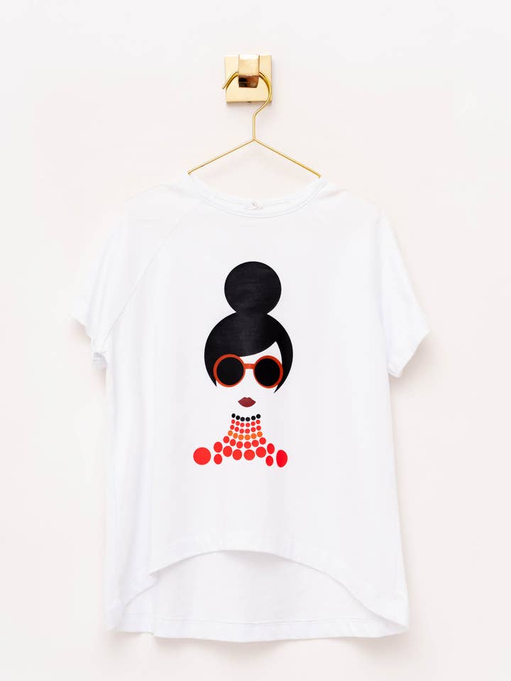 OCCHIALI CON T-SHIRT DA BAMBINA per la vendita all'ingrosso da parte di Lunares en Mayo