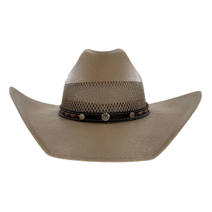 American Hat Makers - Venta al por mayor Sombrero cowboy - Unisex - Sombrero Vaquero de Paja - Estilo Austin5