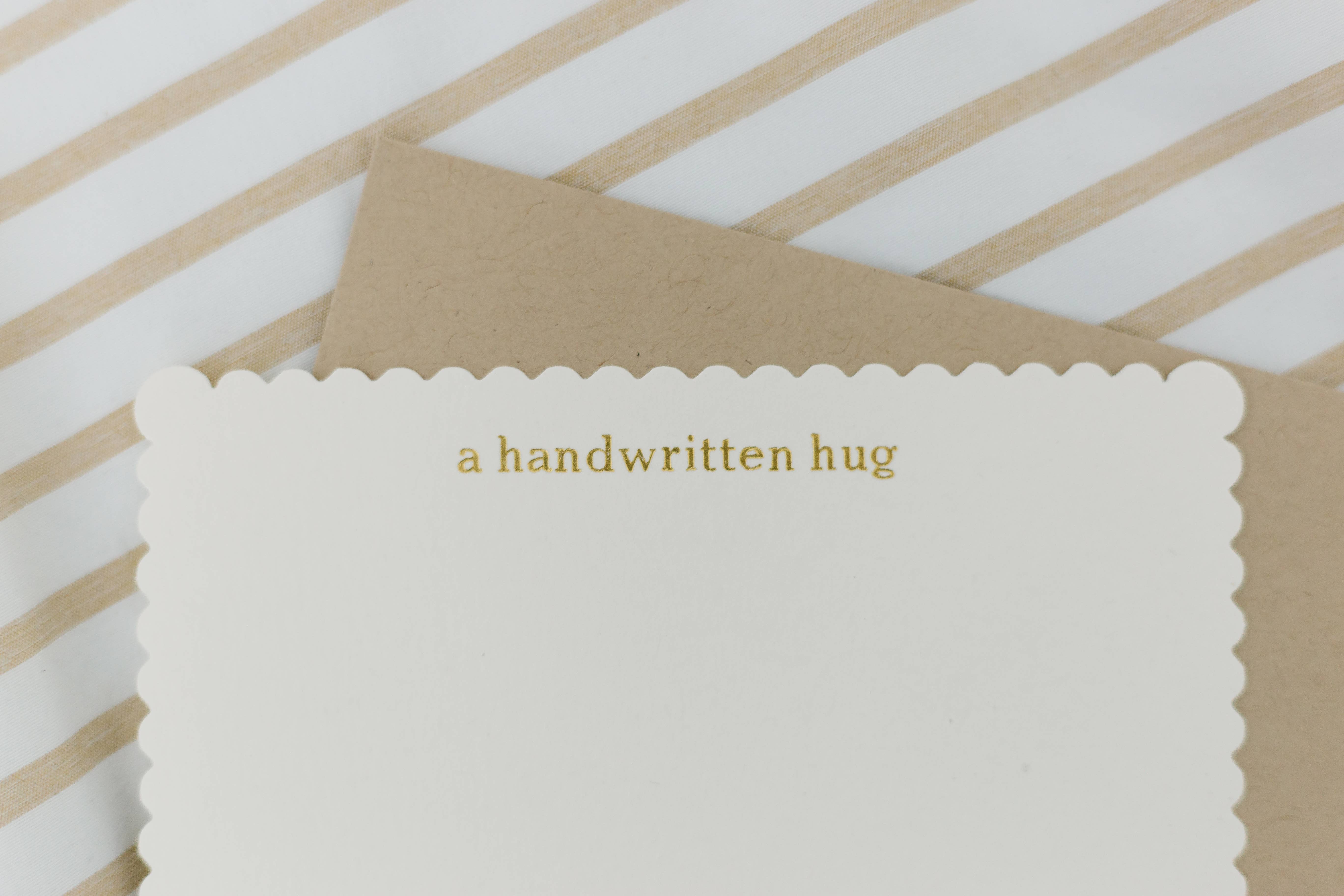 Studio Portmanteau - Wholesale Stationery/Notecard Set - Custom Text Letterpress Scalloped Flat Greeting Card6