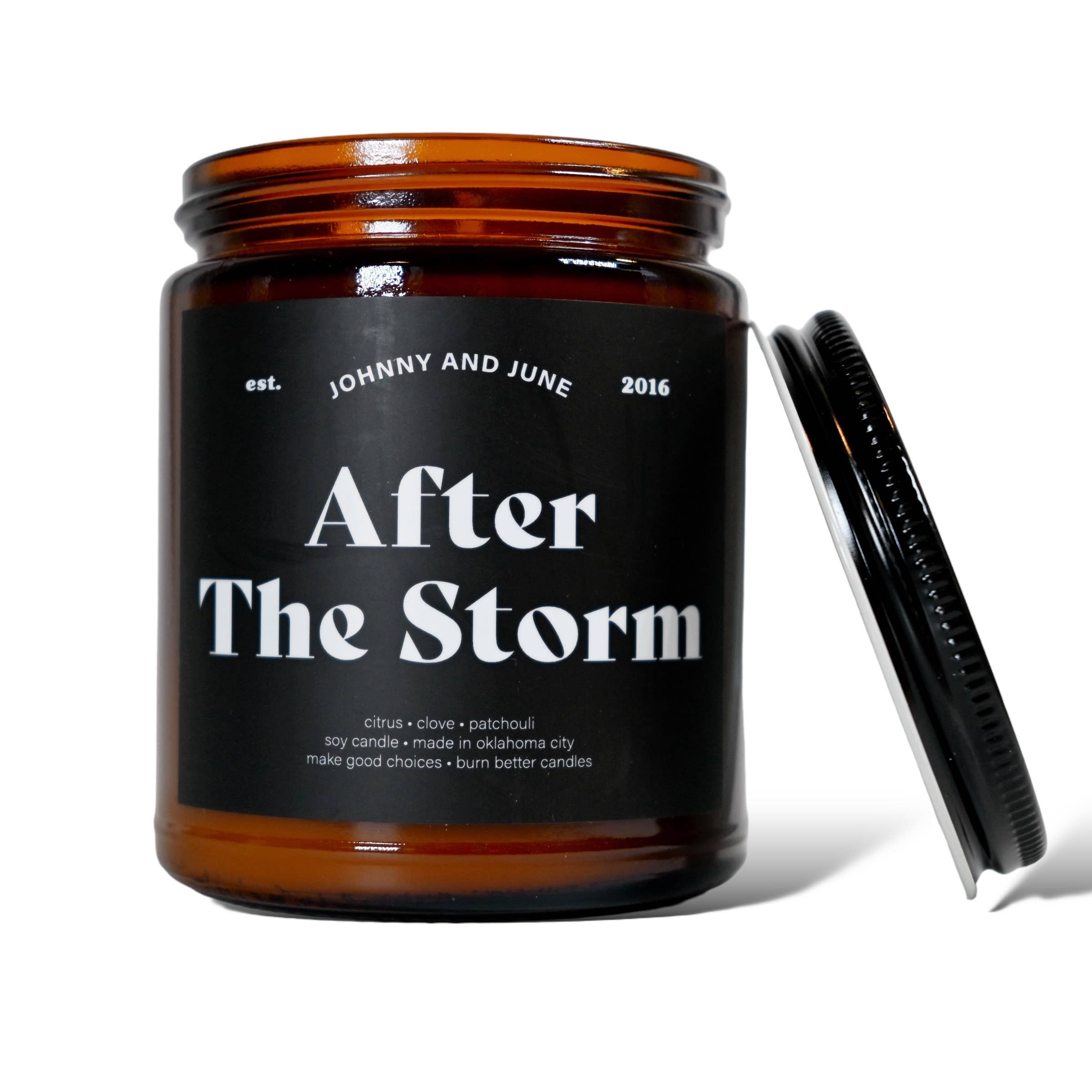 Johnny and June - Wholesale Jar/Filled Candle - After The Storm 8oz Soy Candle1