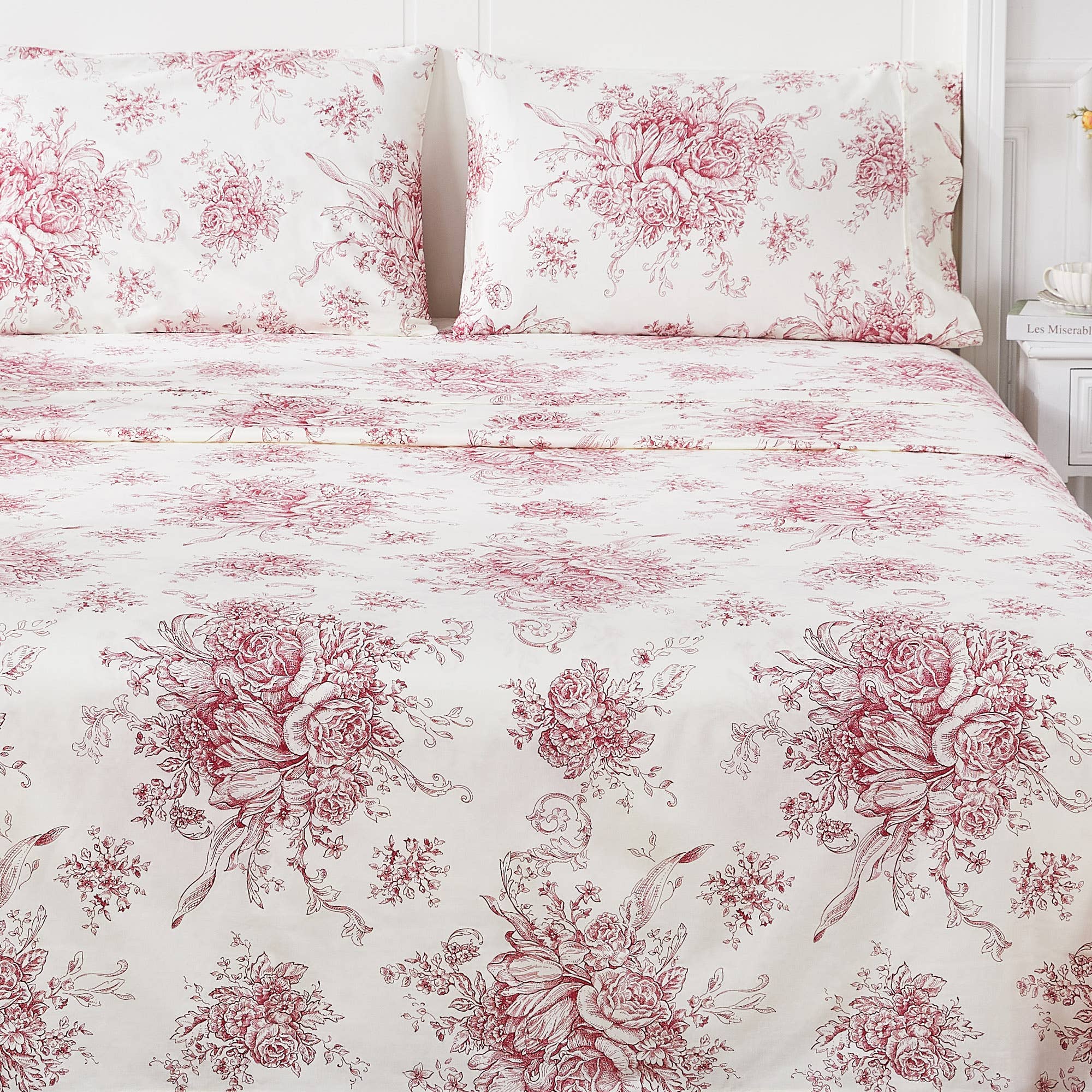 Mélange Home - Wholesale Sheet Set - Toile Printed Cotton Sheet Set17