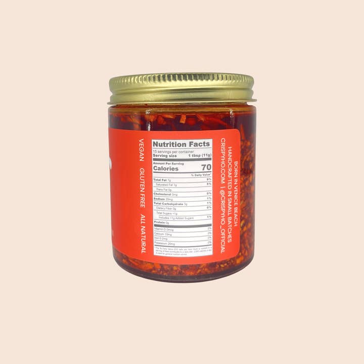 Crispy Ho - Wholesale Chili Paste - Crispy Ho Chili Crunch (Original 6 oz Jar)