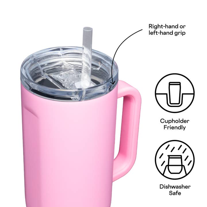 CORKCICLE - Wholesale Insulated Mug/Tumbler - Cruiser - 40oz Sun - Soaked Pink