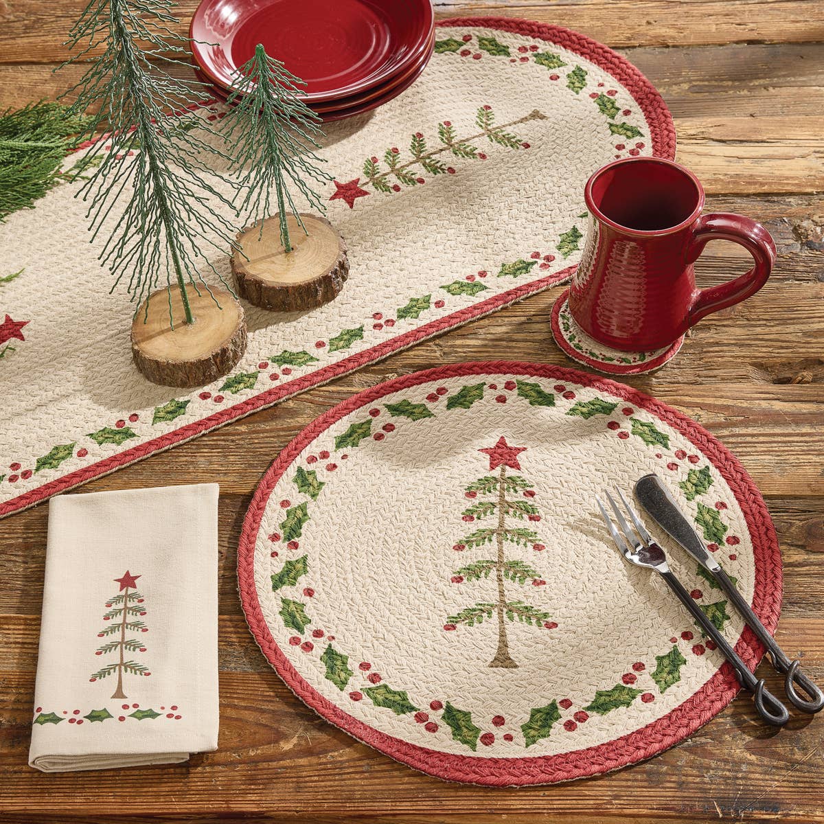 Park Designs - Wholesale Dinner & Cloth Napkin - Feather Tree Printed Napkin1