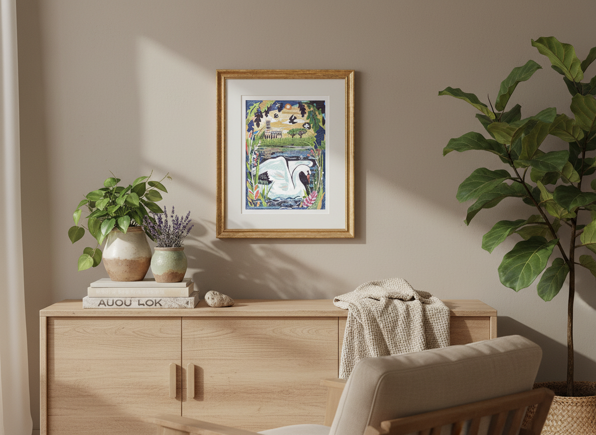 Jamie Poole – wholesale Art print – Summer Evening A3 Print on Silk Stock2