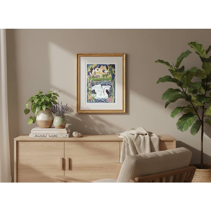 Jamie Poole – wholesale Art print – Summer Evening A3 Print on Silk Stock2