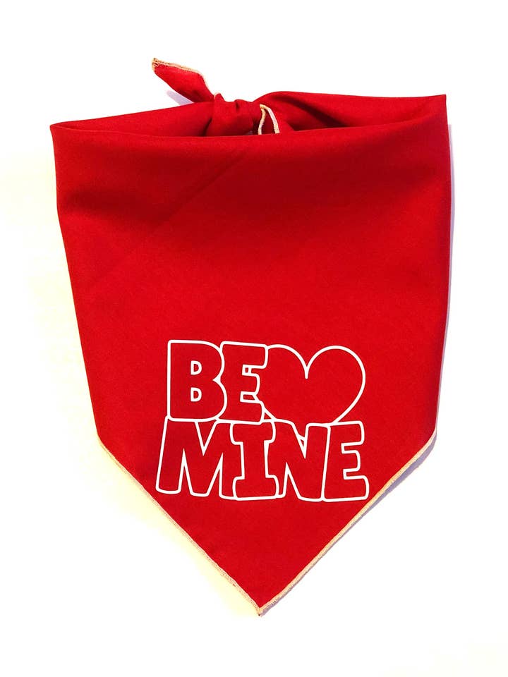Be Mine Bandana for wholesale by FIDOZ