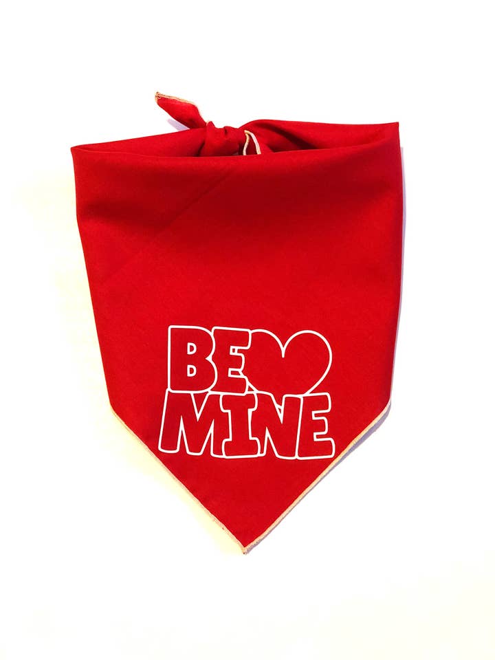 Be Mine Bandana for wholesale by FIDOZ