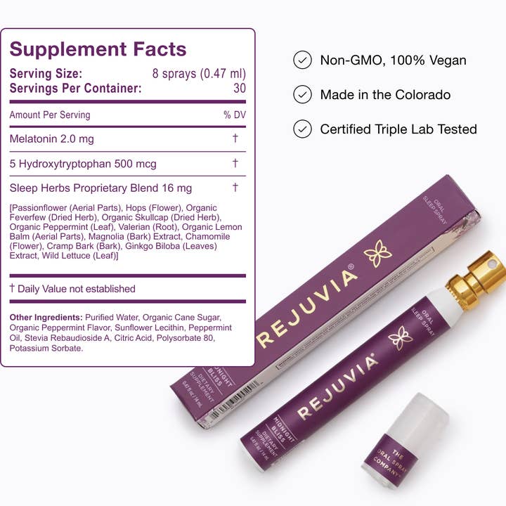 Rejuvia - Wholesale Oral Supplement/Vitamin - Sleep Spray3