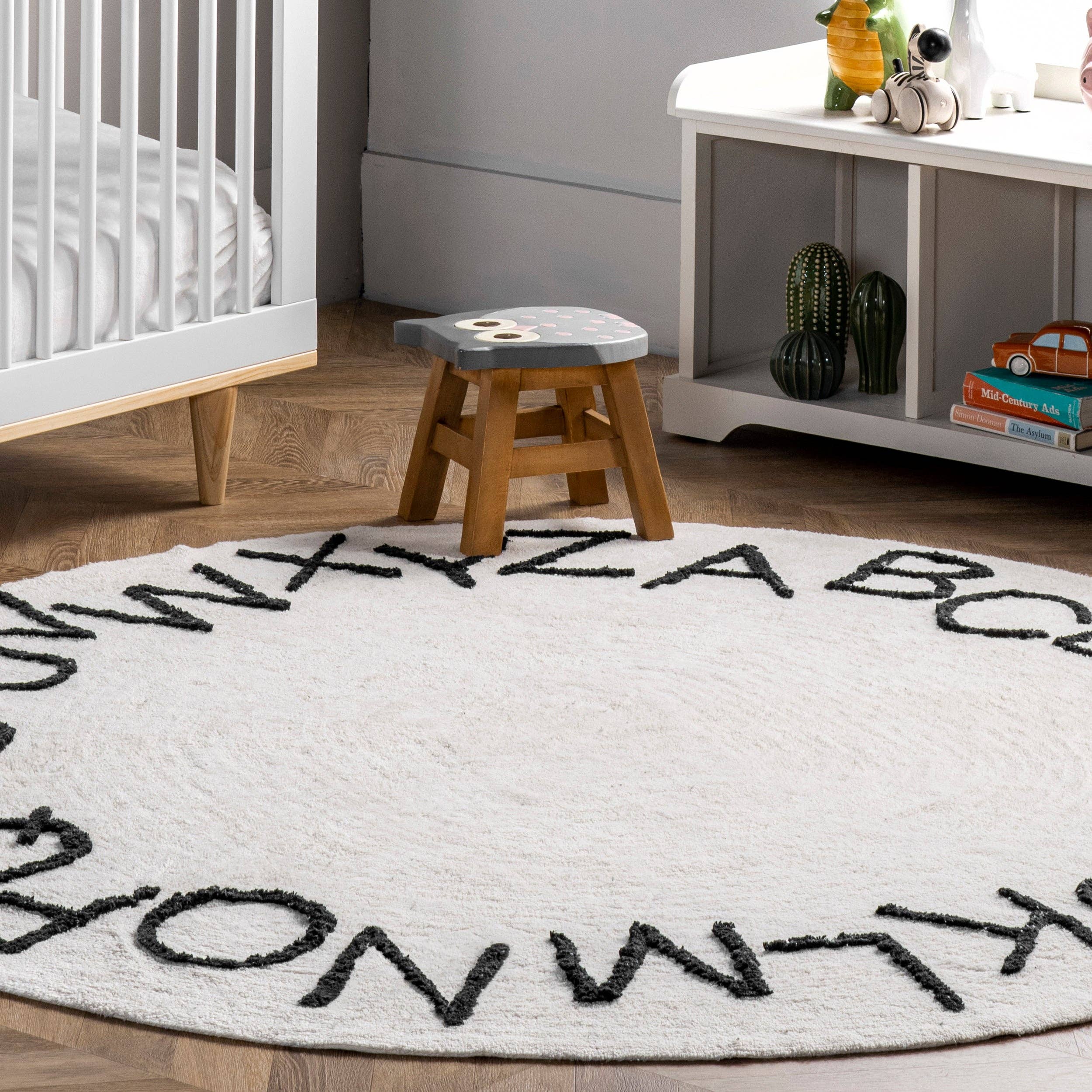 nuLOOM - Wholesale Area Rug - Kids & Baby - Kids Washable Round Alphabet Rug9