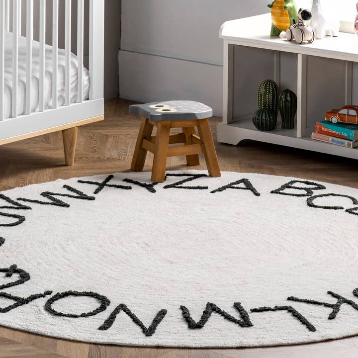 nuLOOM - Wholesale Area Rug - Kids & Baby - Kids Washable Round Alphabet Rug9