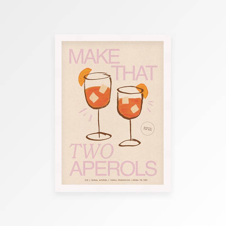 Proper Good - Vente Affiche d'art - Impression Aperol7
