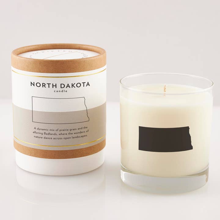 North Dakota State Soy Candle for wholesale by Scripted Fragrance