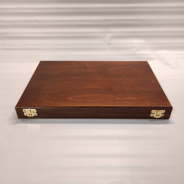 Wooden case box for 10 medals for wholesale by Coins&More