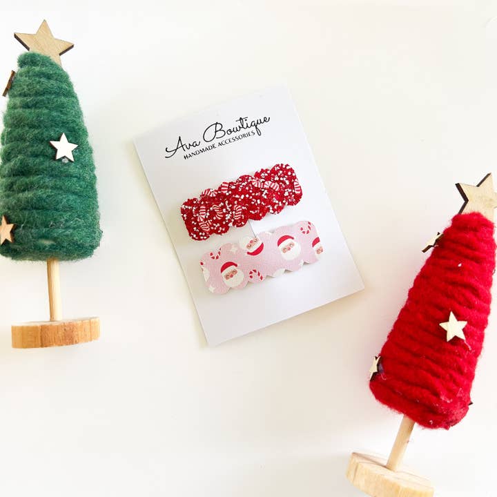 Snap Clip-set voor Kerstmis - Snap Clip voor de feestdagen voor wholesale door Ava Bowtique