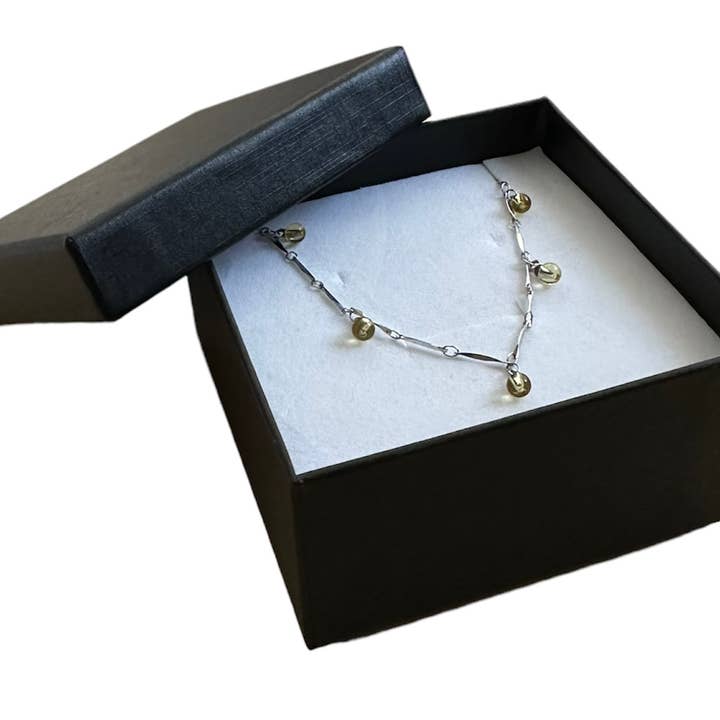 Zakka - Wholesale Jewelry Box/Organizer - 2" High Black Jewelry Gift Box 3.75"x3.75"x2" (94x94x50 mm)