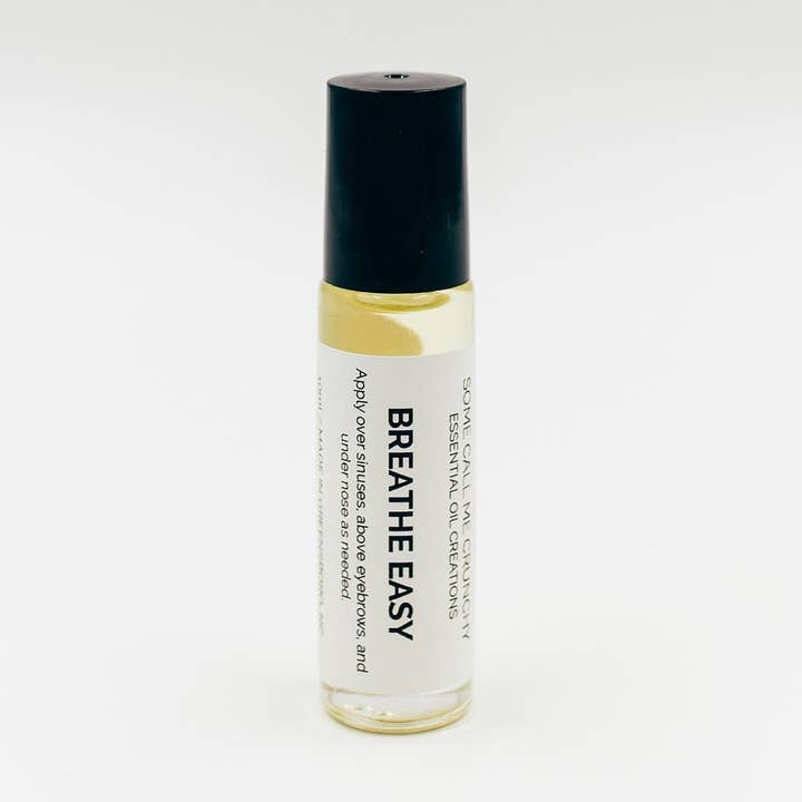 Breathe Easy ~ Huile essentielle à bille pour la vente par Some Call Me Crunchy.