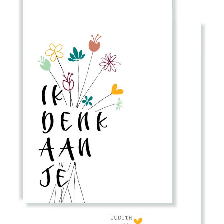 Mappe - tænker på dig for engroshandel hos JUDITH maakt