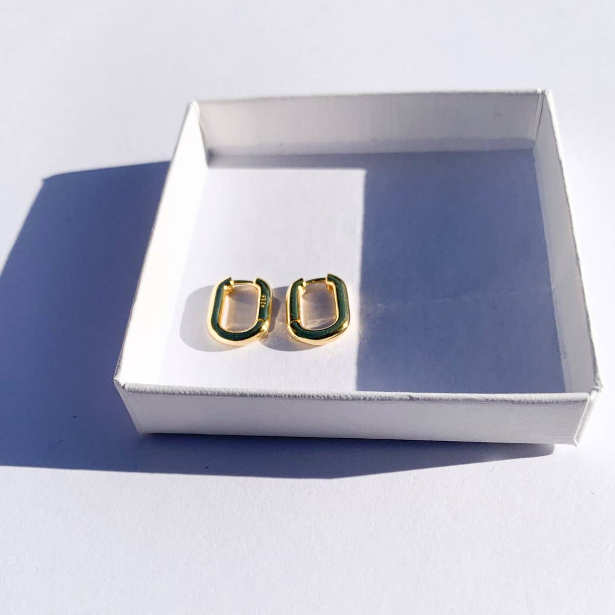 Love Local Jewelry - Vente Créoles - Créoles Brooklyn 1,1 cm en argent 925 avec plaquage or 18k ou argent 9994