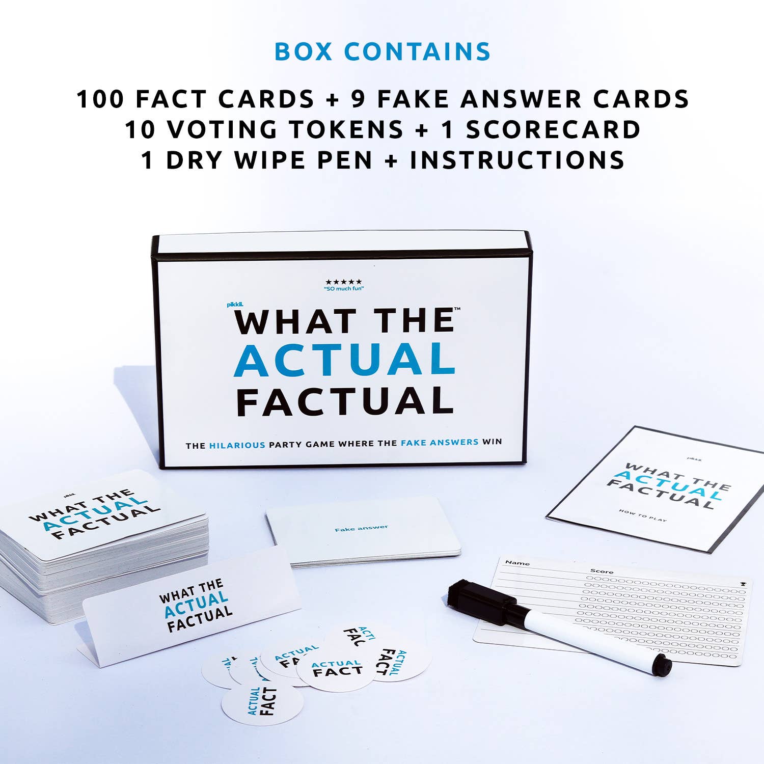 Pikkii - Wholesale Card Game - What the Actual Factual™ | Games for Adults | Family Game6