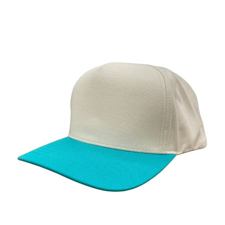 Burzip collection - Wholesale Flat Brim Cap - Unisex - TCTAN-DZ-5 PANEL 2TONE SNAP BACK HATS DOZEN (BEST SELLER)13