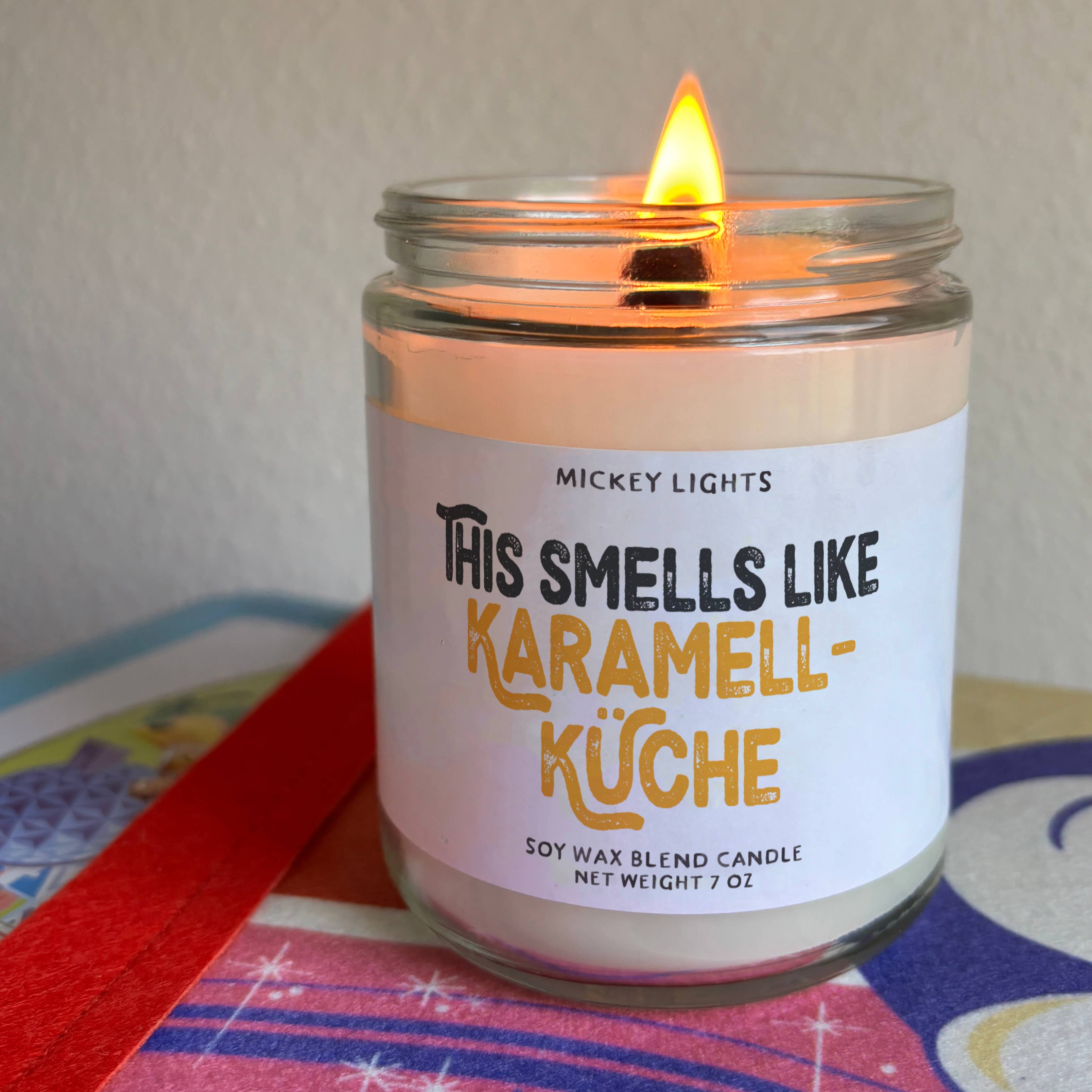 Theme Park Candles - Wholesale Jar/Filled Candle - Karamell-Kuche | 7 oz Soy Blend Candle4