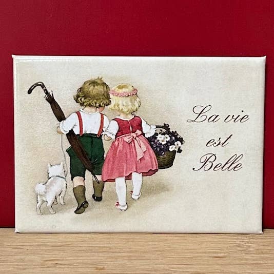 Magnet "Life is Beautiful" for wholesale by LUDOM EDITION