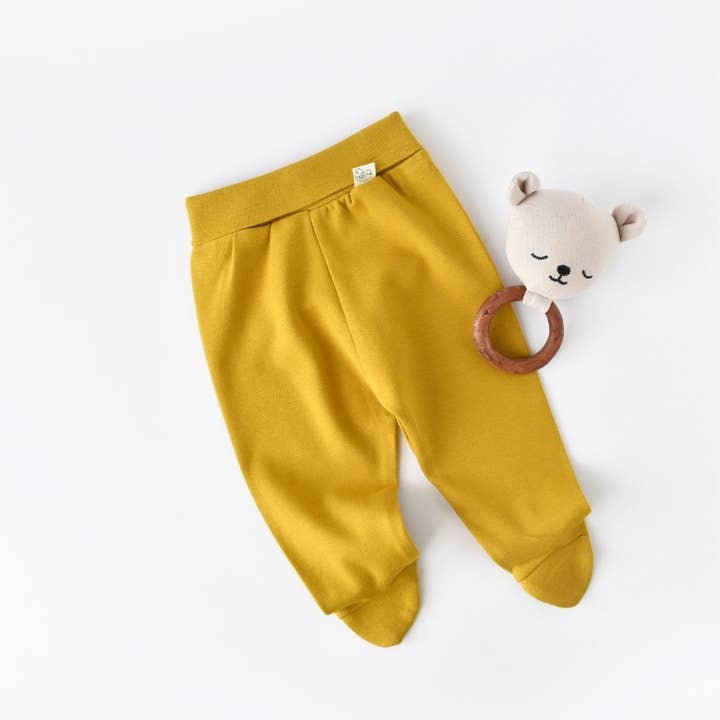 BASIC Byxa med fötter i 100% ekologisk bomull för wholesale av BabyCosy Organic