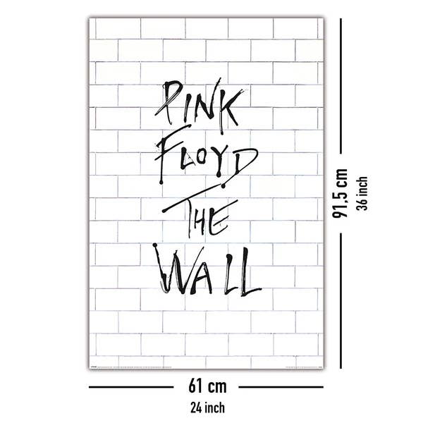 Close Up GmbH - Wholesale Poster - Pink Floyd The Wall LP Poster Album Cover 91.5 x 61 cm4