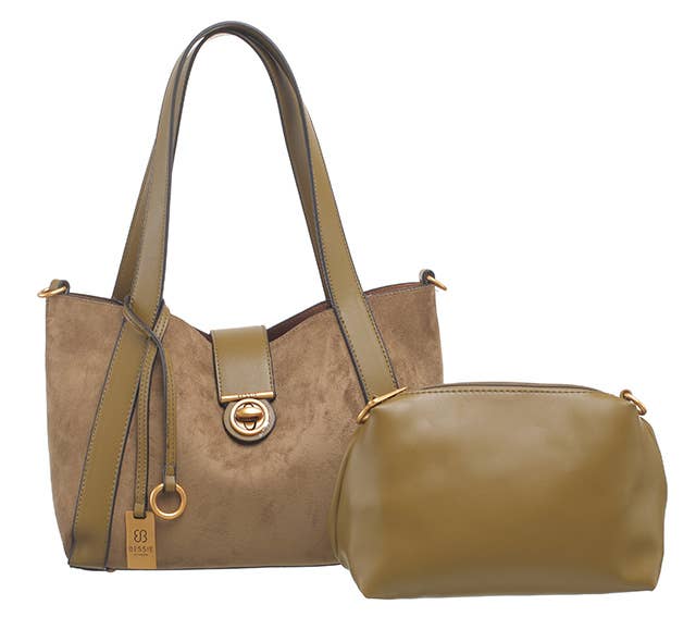 Bessie London – wholesale Shoulder bag – women's – CLASSIC TURN-LOCK SHOULDER BAG13