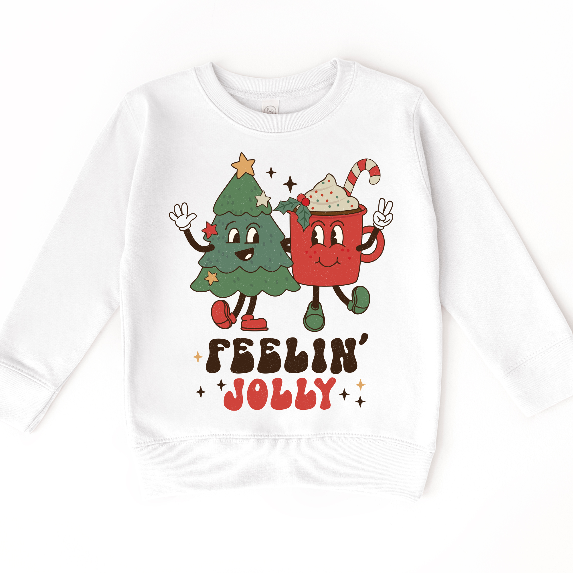 Madi Moosh - Wholesale Screen Printed T-Shirt - Kids - Feelin Jolly Christmas T-Shirt - Kids Tee2