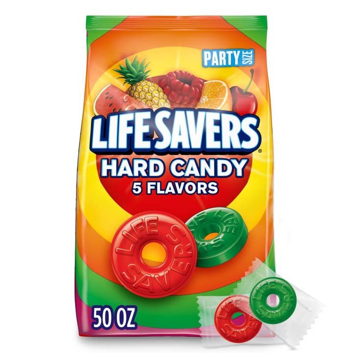 Saco Life Savers Hard Candy 50 onças por atacado de Long Island Candy Factory