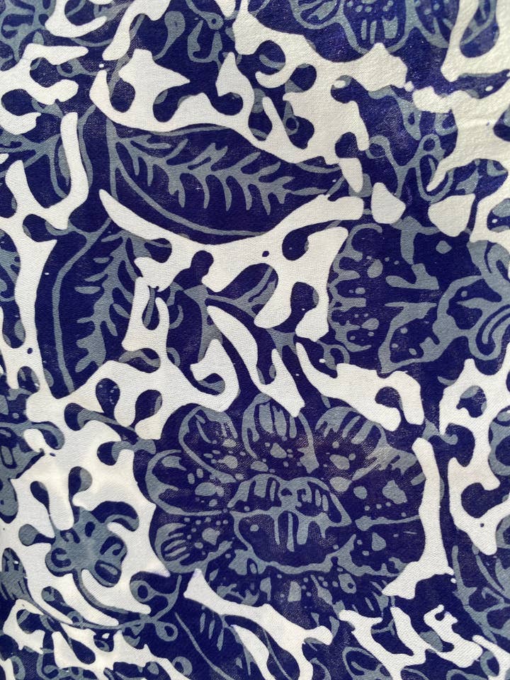 Robe/ Kimono 100% Silk Navy Blue for wholesale by Adhem boutique