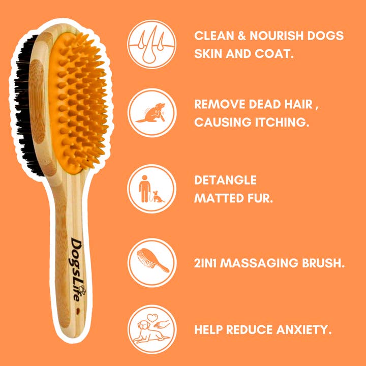 OurPetsLife - Wholesale Pet Brush - Cat/Dog - Bamboo Dog Brush