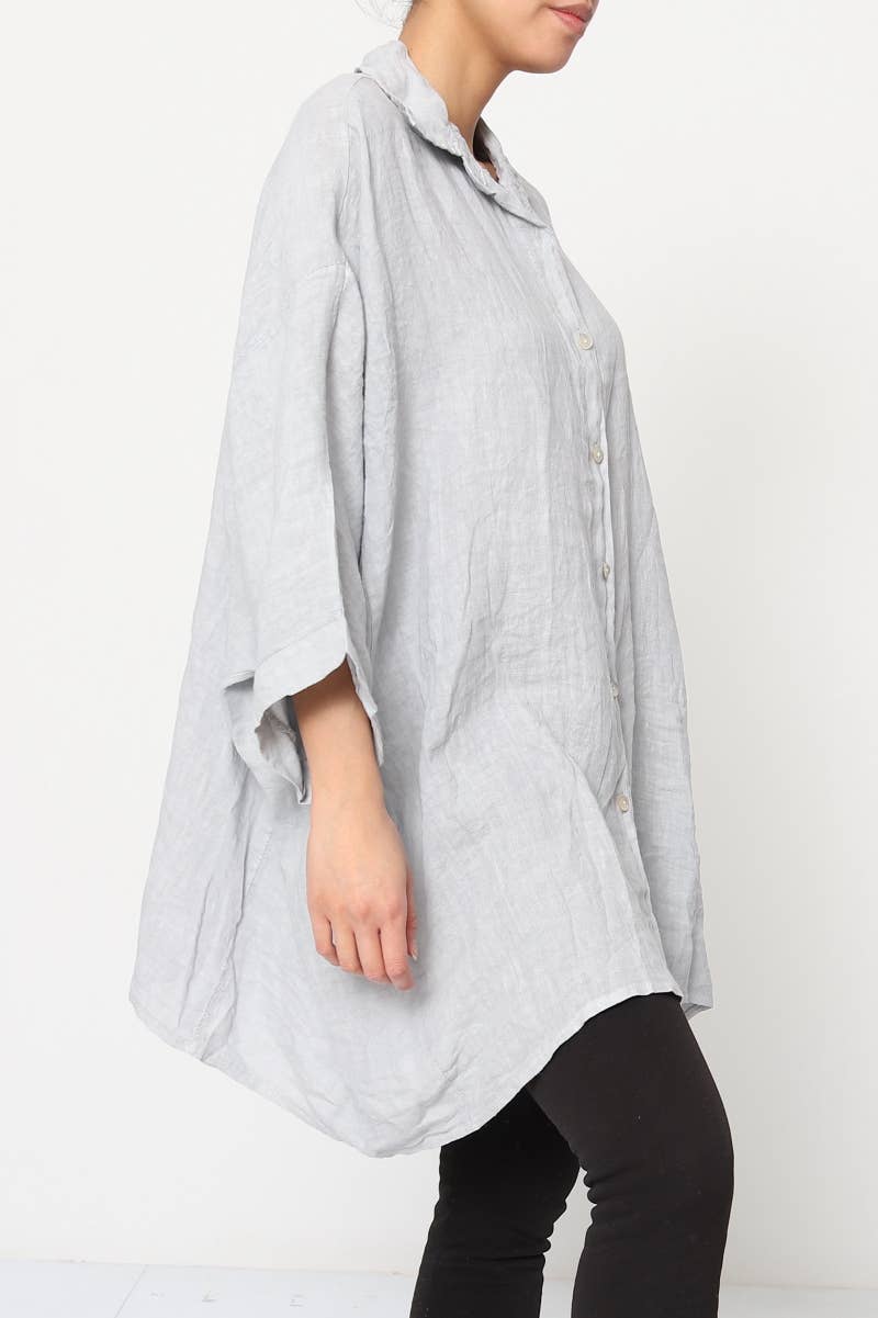 LÉA & LUC - Wholesale Button Down Shirt - Women's - 100% Linen Shirt REF. 285898