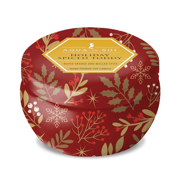 Holiday Spiced Toddy 9oz Aqua De SOi Tin for wholesale by The SOi Company