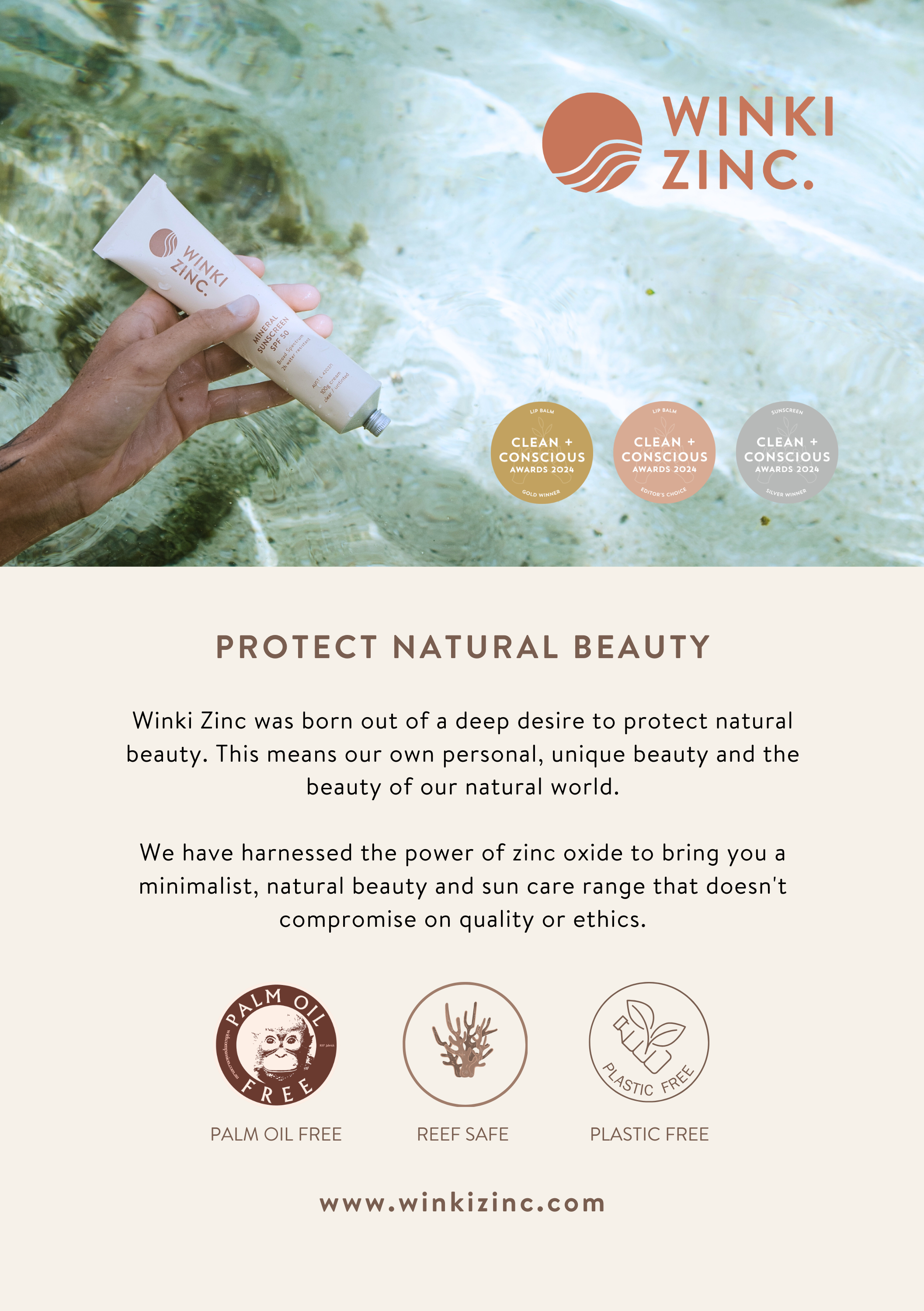 Winki Zinc - Wholesale Retailer display stand/case - Info Card and Base2