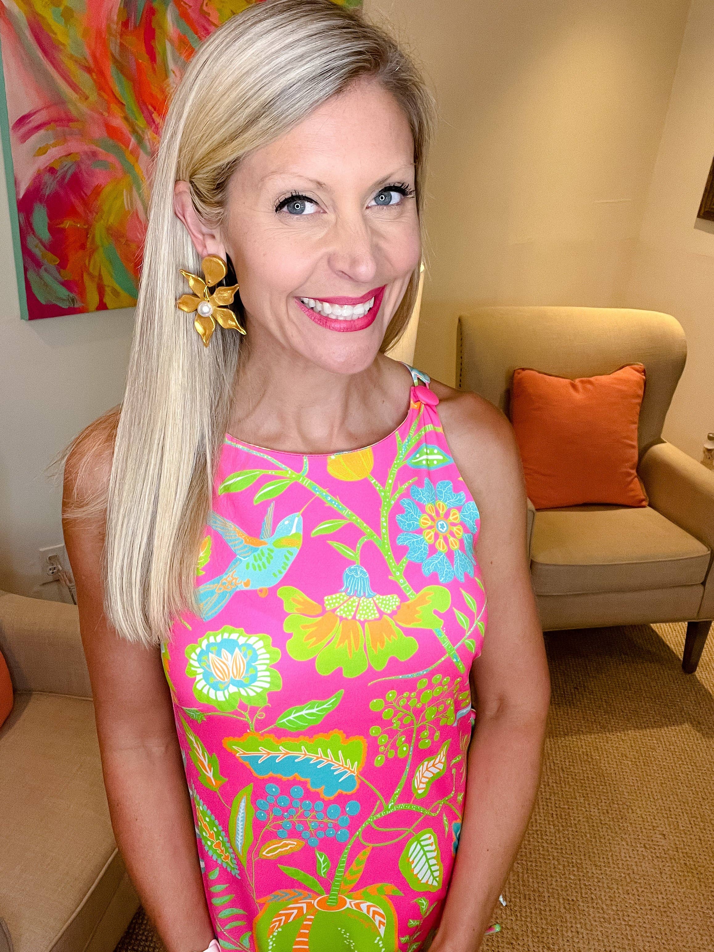 Hidden Truth Jewelry - Wholesale Dangle Earrings - Stargazer Lily & Pearl Dangles7