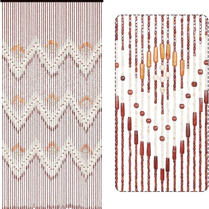 Beaded Curtain For Doorway Hand Crafted Bamboo Door Divider  and other Purchase Wholesale beaded curtain. Free Returns & Net 60 Terms on Faire trending on Faire.