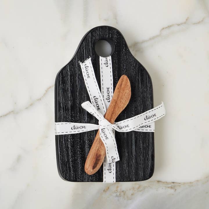 Mini Tagliere per Antipasti con Spalmabile, Piccolo, Nero per la vendita all'ingrosso da parte di etúHOME