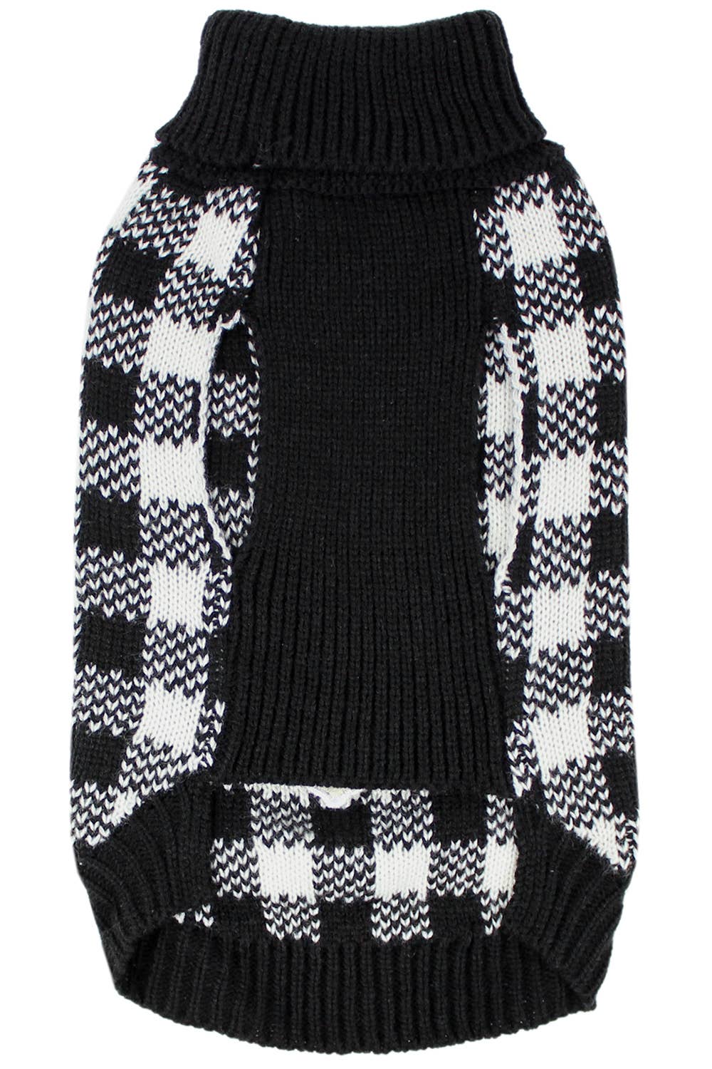 Parisian Pet® - Wholesale Pet Sweater - Dog - Buffalo Checkered Sweater Deer – Winter-Ready Dog Apparel1