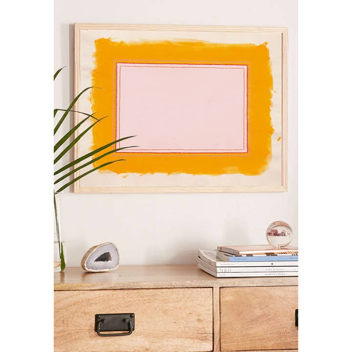 Emily Keating Snyder - Wholesale Art Print - Colorful Abstract Pink & Yellow-Orange Art Print | Wall Art5