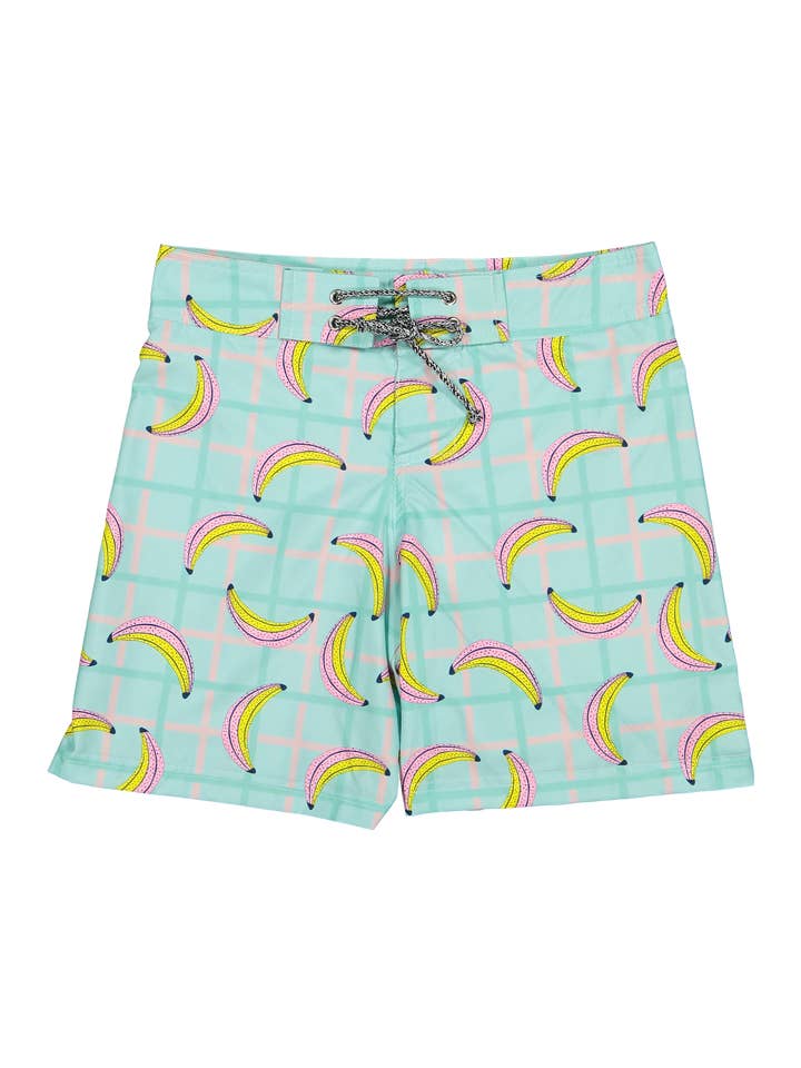 Bananstänk surfarsimshorts för wholesale av Paperboat