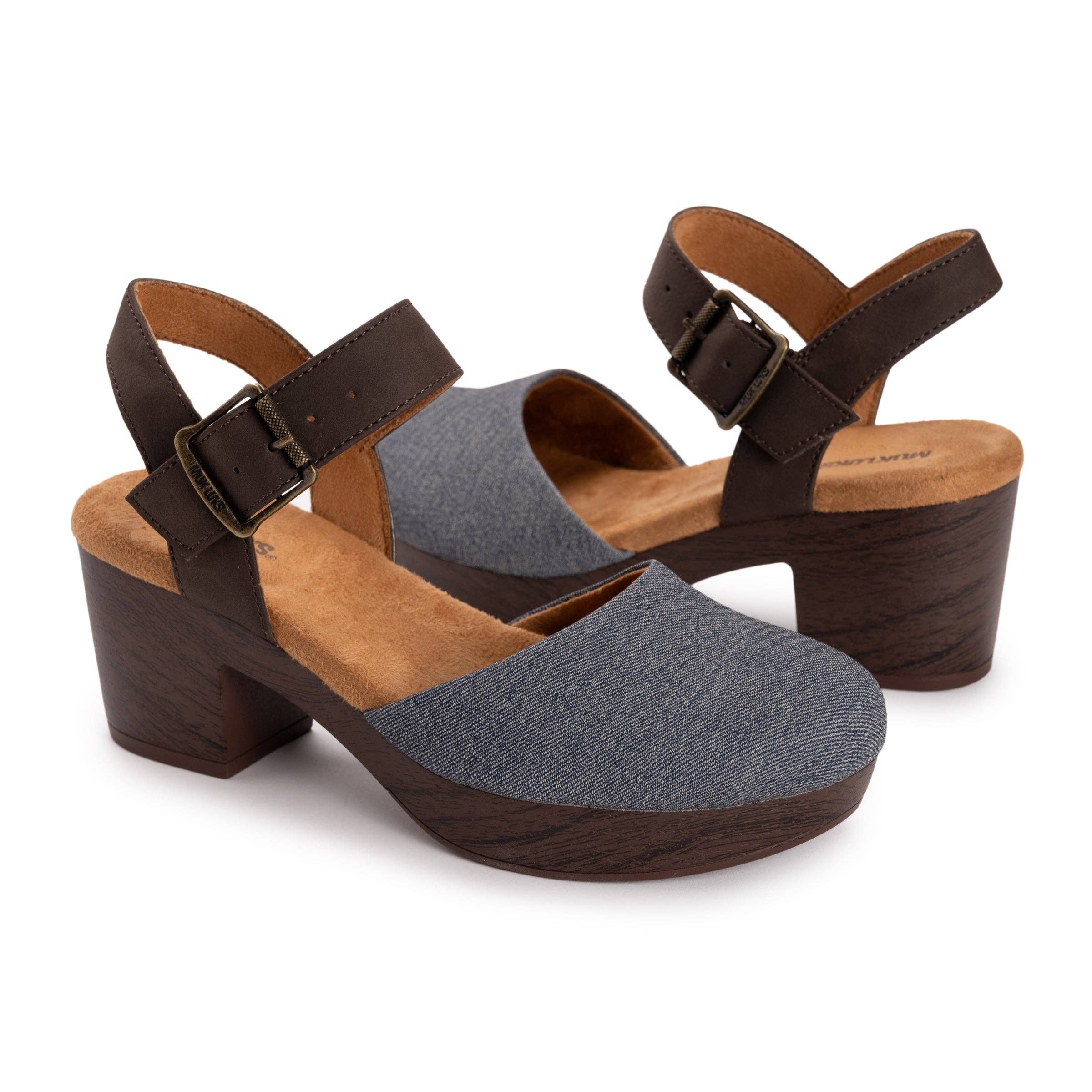 Muk Luks - Wholesale Sandals - Women's - MUK LUKS Women's Merritt Closed Toe Quarter Strap Shoe16