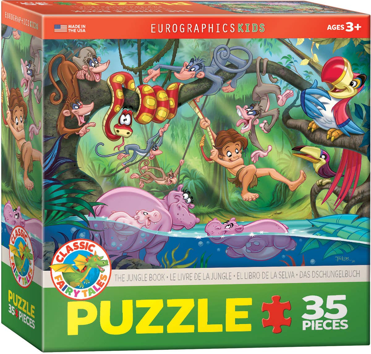 Eurographics Puzzles USA - Wholesale Puzzle - Kids - The Jungle Book0