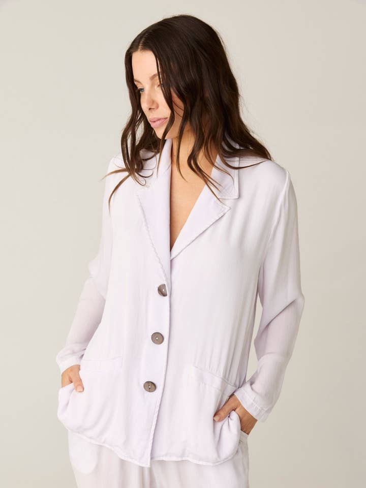 DUSK BLAZER - BLANC for wholesale by Primness